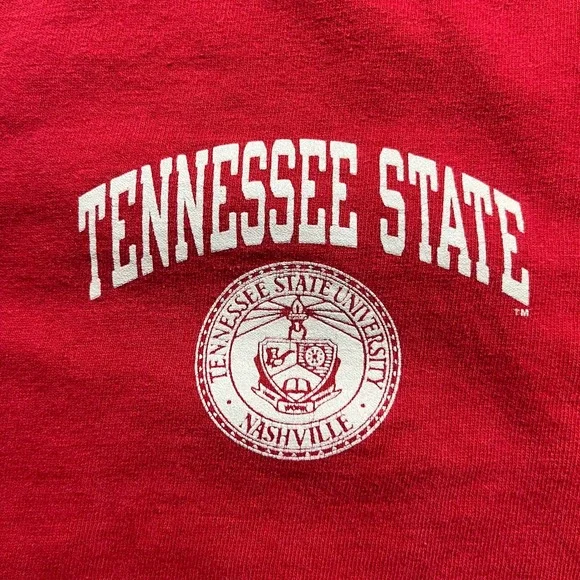 Champion Tennessee State University TShirt‎ XL Kids Red Cotton Graphic - Picture 2 of 9